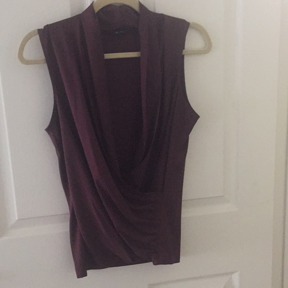 Theory Derona size p silk sleeveless blouse